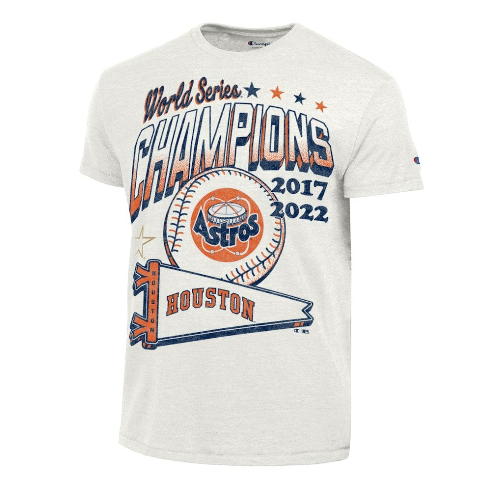 Houston Astros Champion Winning Tradition Cooperstown Tri-Blend T-Shirt White