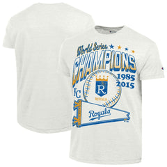 Kansas City Royals Champion Winning Tradition Cooperstown Tri-Blend T-Shirt White
