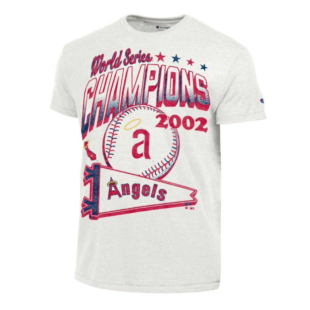Los Angeles Angels Champion Winning Tradition Cooperstown Tri-Blend T-Shirt White