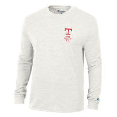 Texas Rangers Champion Cooperstown Winning Tradition Tri-Blend Long Sleeve T-Shirt White
