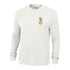 San Diego Padres Champion Cooperstown Winning Tradition Tri-Blend Long Sleeve T-Shirt White