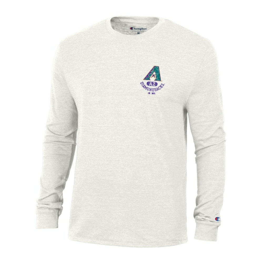Arizona Diamondbacks Champion Cooperstown Winning Tradition Tri-Blend Long Sleeve T-Shirt White