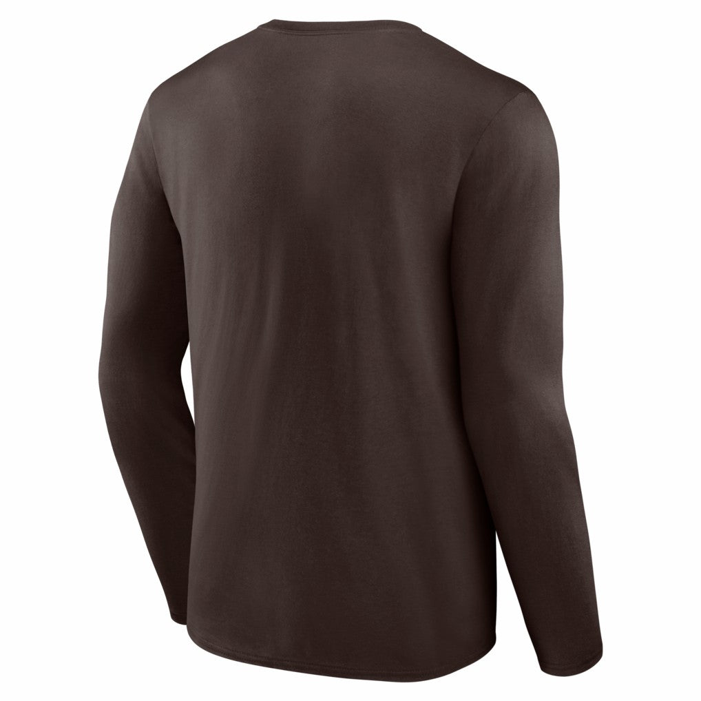Cleveland Browns Hustle Long Sleeve T-Shirt - Brown sale