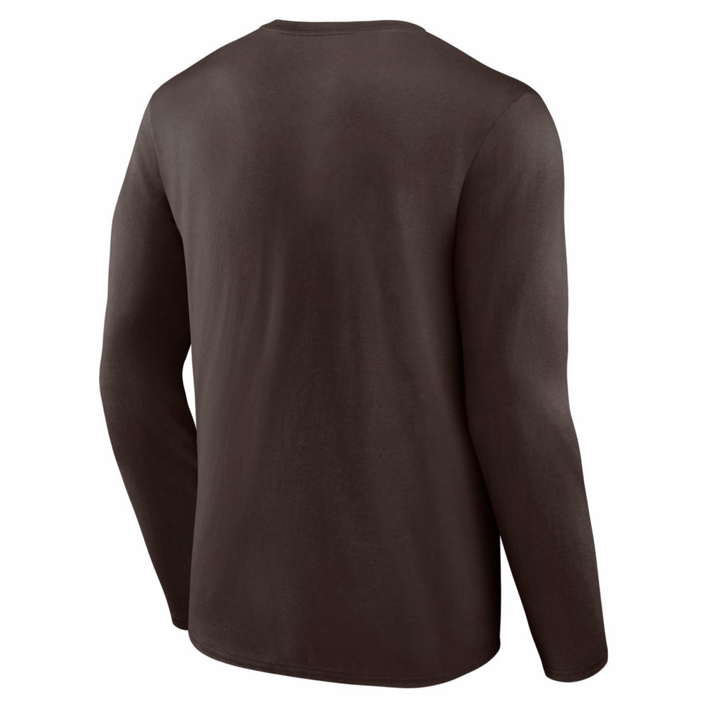 Cleveland Browns Hustle Long Sleeve T-Shirt - Brown sale
