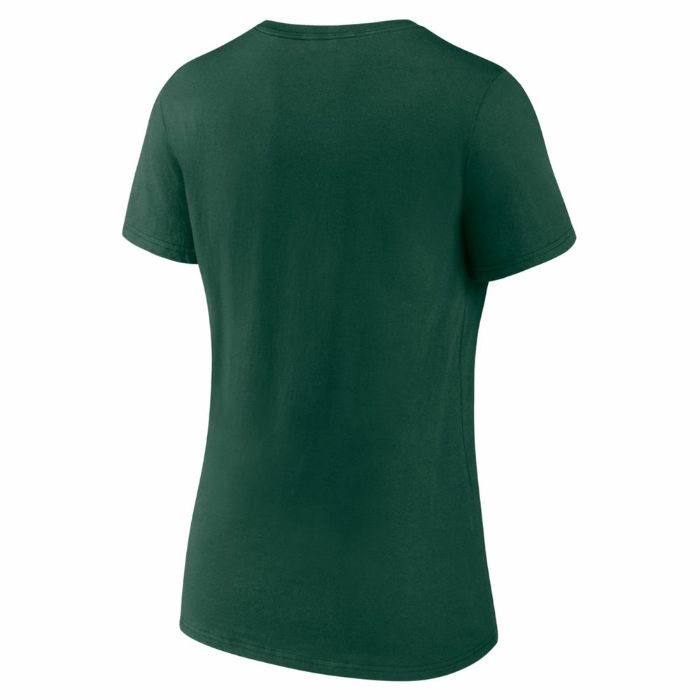 Green Bay Packers Women's Hustle V-Neck T-Shirt - Green for sale