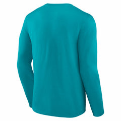 Miami Dolphins Hustle Long Sleeve T-Shirt - Aqua on sale