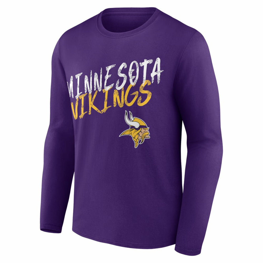 Minnesota Vikings Hustle Long Sleeve T-Shirt - Purple for sale