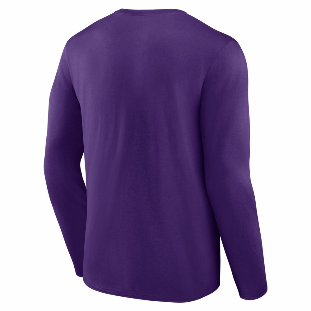 Minnesota Vikings Hustle Long Sleeve T-Shirt - Purple for sale