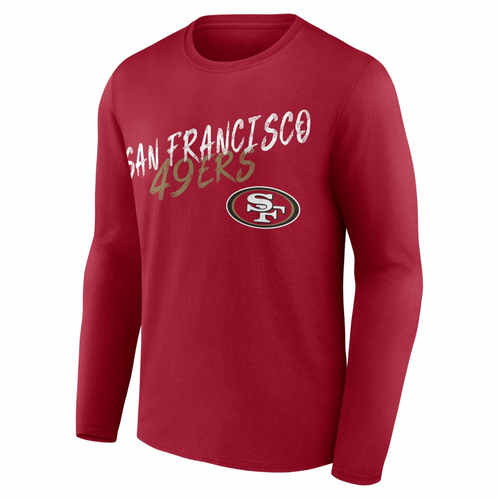 San Francisco 49ers Hustle Long Sleeve T-Shirt - Scarlet online
