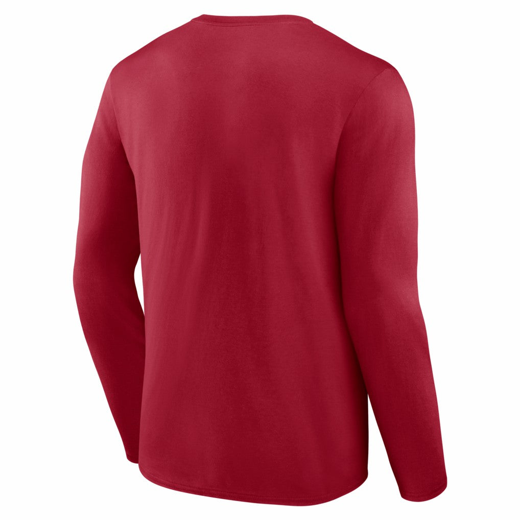 San Francisco 49ers Hustle Long Sleeve T-Shirt - Scarlet online