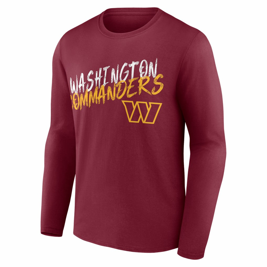 Washington Commanders Hustle Long Sleeve T-Shirt - Burgundy online