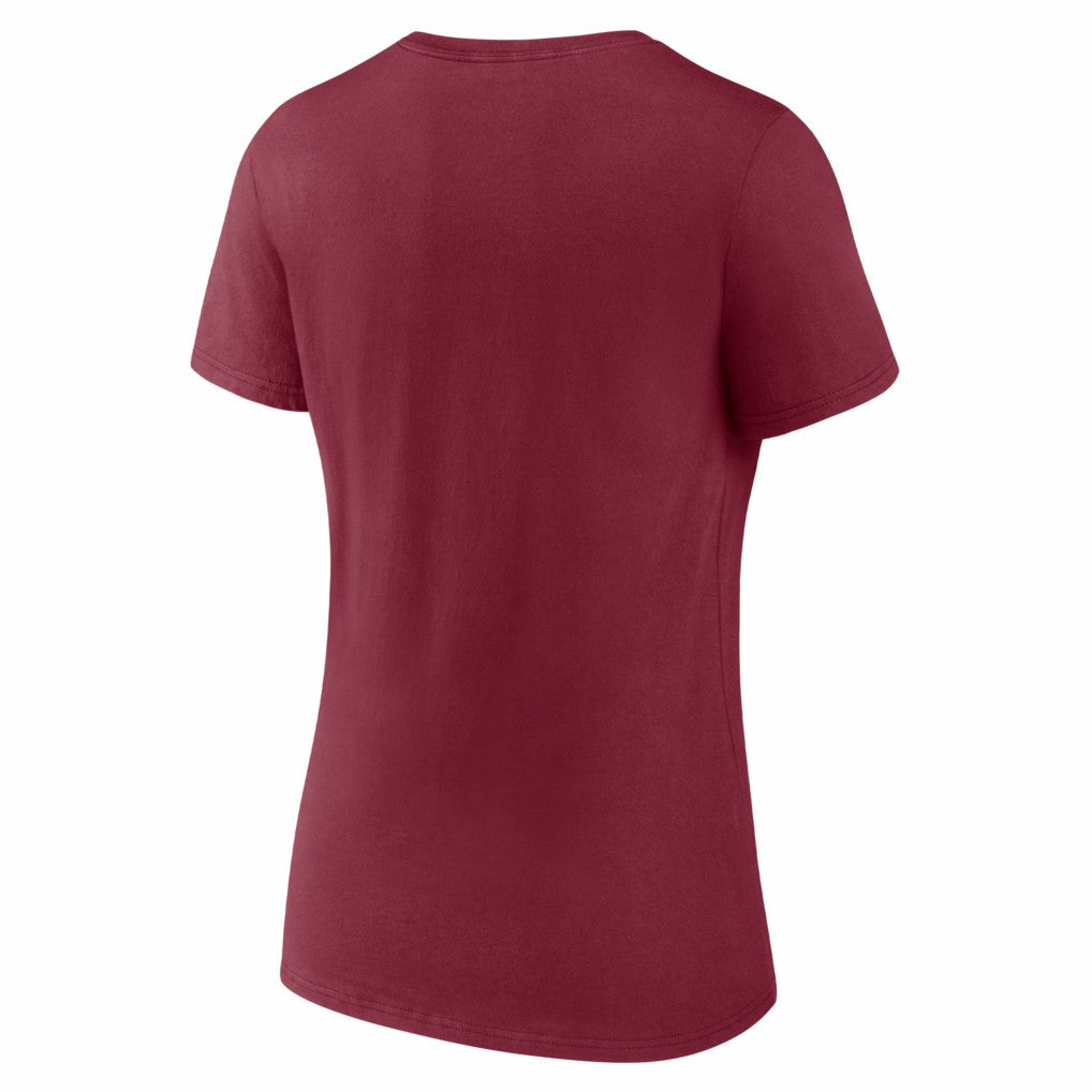 Washington Commanders Women's Hustle V-Neck T-Shirt - Burgundy online