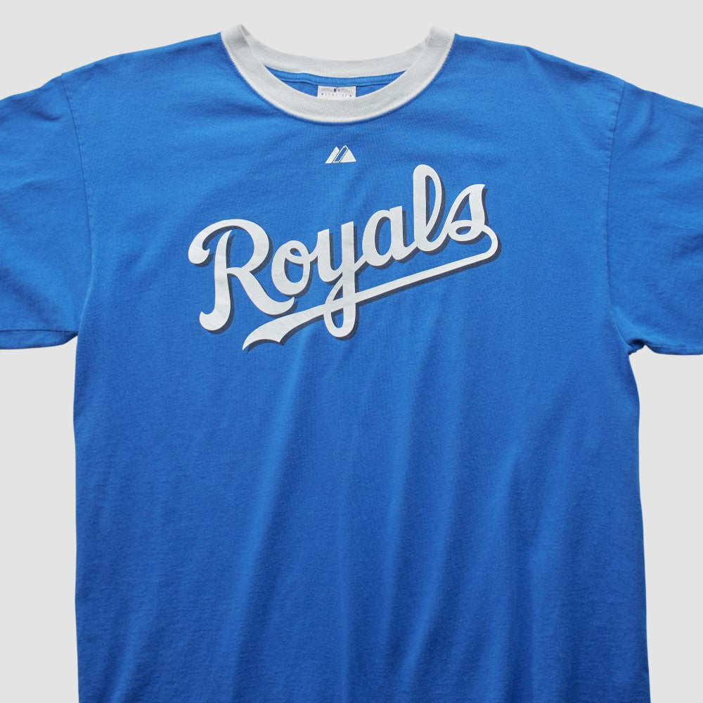 Kansas City Royals Majestic 2000s T-shirt Blue Vintage