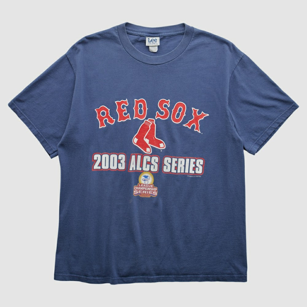 Boston Red Sox Lee Apparel 2003 T-shirt Navy Vintage