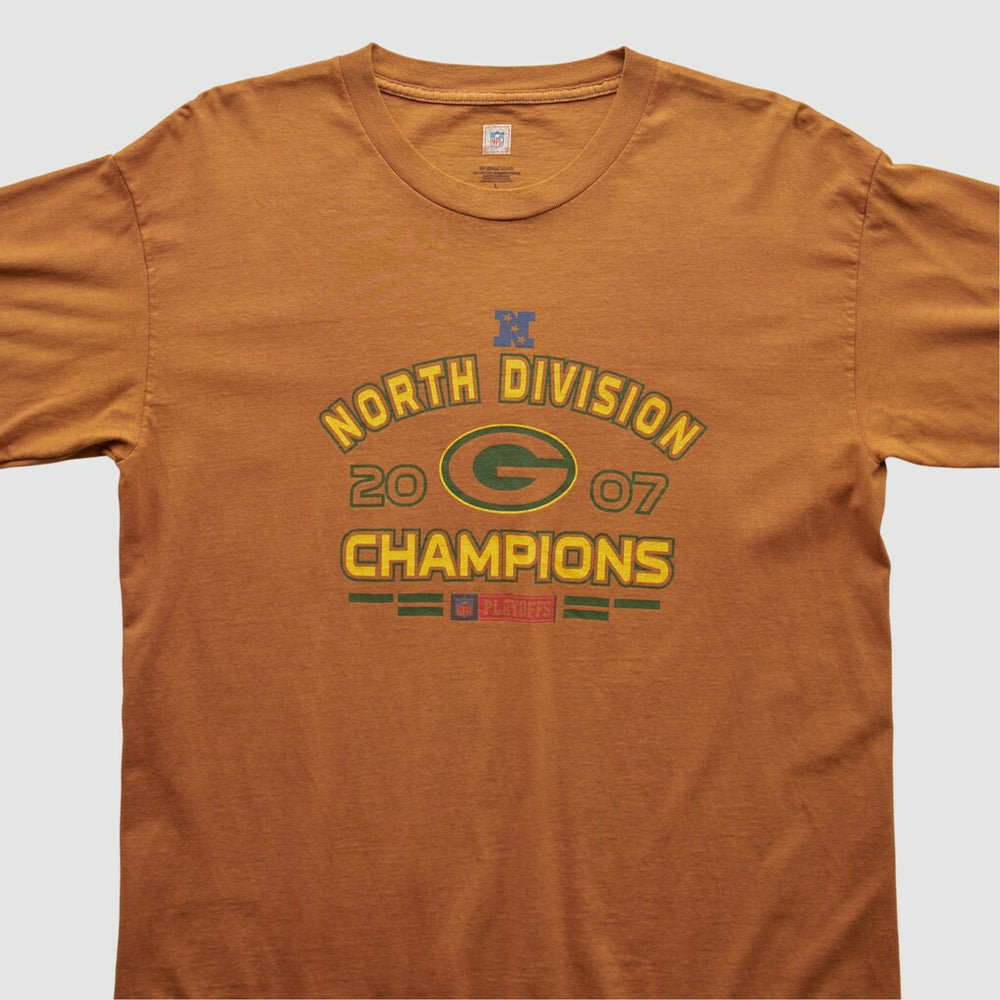Green Bay Packers NFL 2007 Long Sleeve T-shirt - Orange Vintage discount
