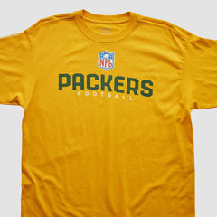 Green Bay Packers Reebok 2000s T-shirt - Yellow Vintage sale