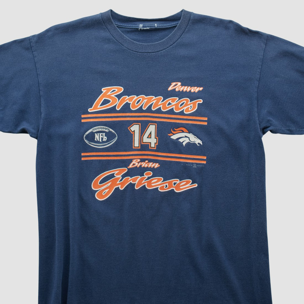 Denver Broncos 2000s T-shirt - Navy Vintage discount