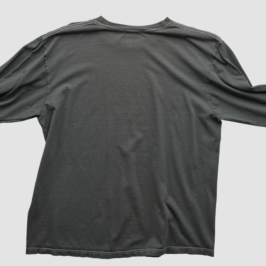 New York Giants Reebok 2008 Long Sleeve T-shirt - Charcoal Vintage cheap