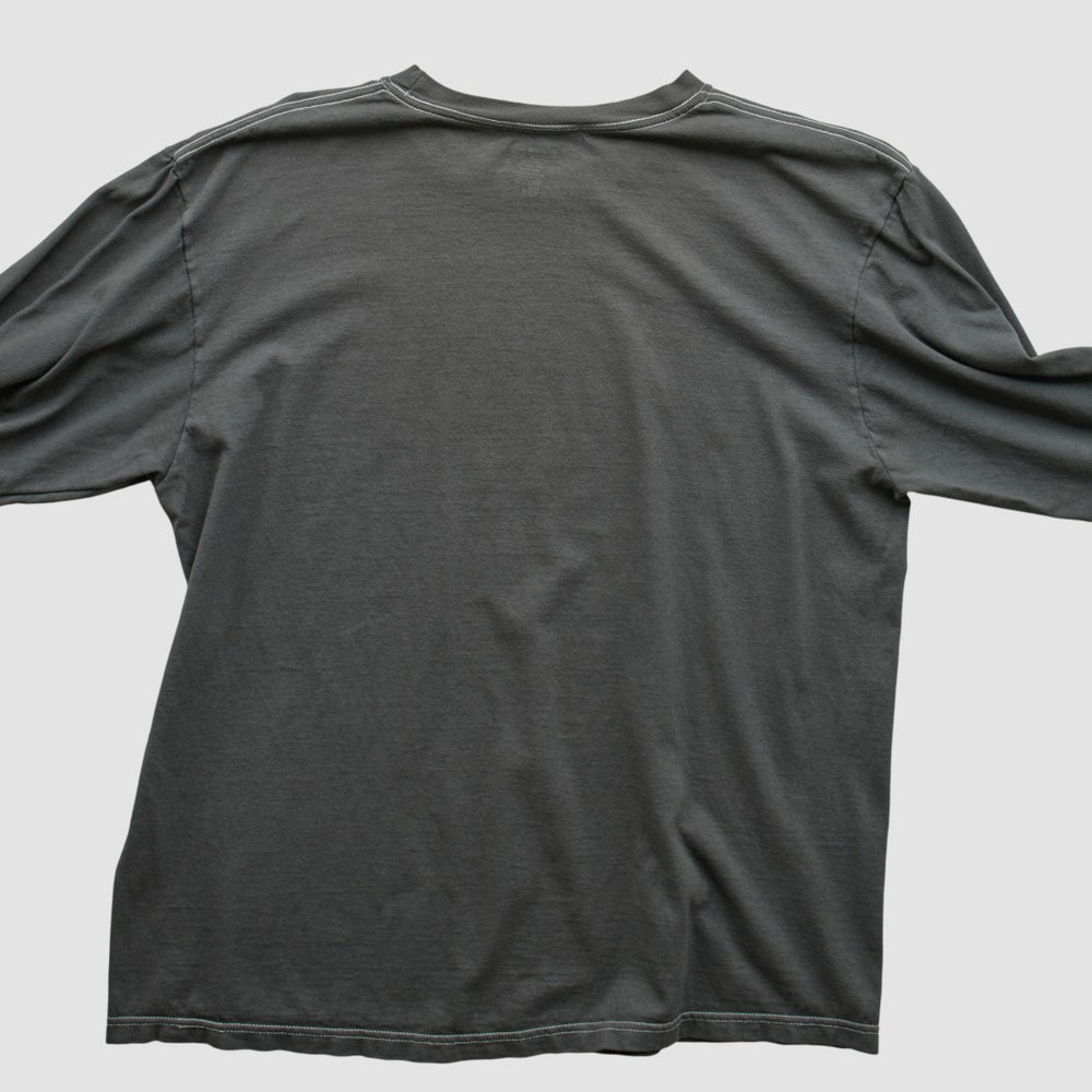 New York Giants Reebok 2008 Long Sleeve T-shirt - Charcoal Vintage cheap