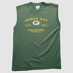 Green Bay Packers NFL 2000s Tank - Green Vintage on sale