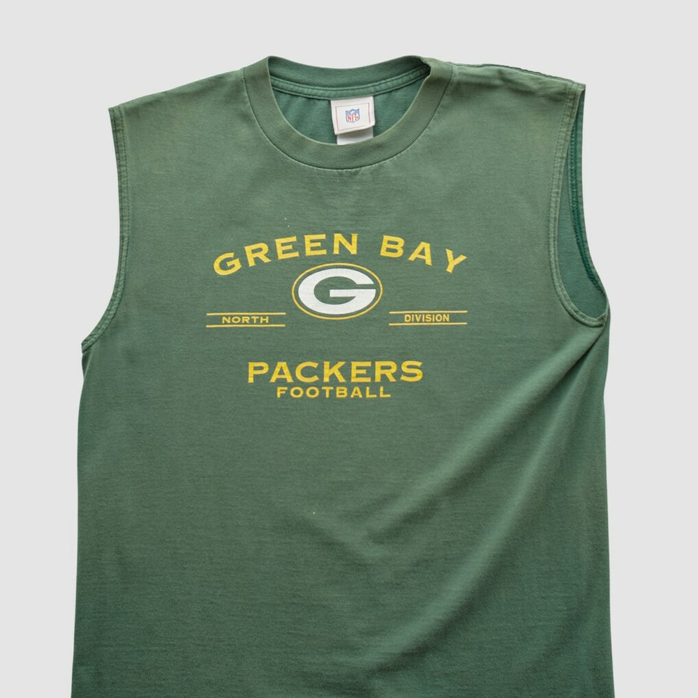 Green Bay Packers NFL 2000s Tank - Green Vintage on sale