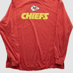 Kansas City Chiefs NFL 2000s Long Sleeve T-shirt - Red Vintage online