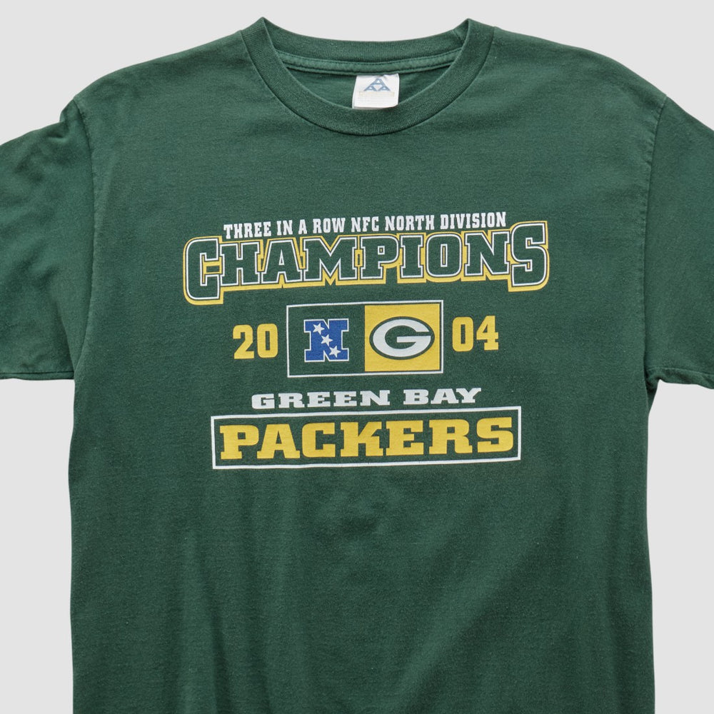 Green Bay Packers Alstyle 2004 T-shirt - Green Vintage sale
