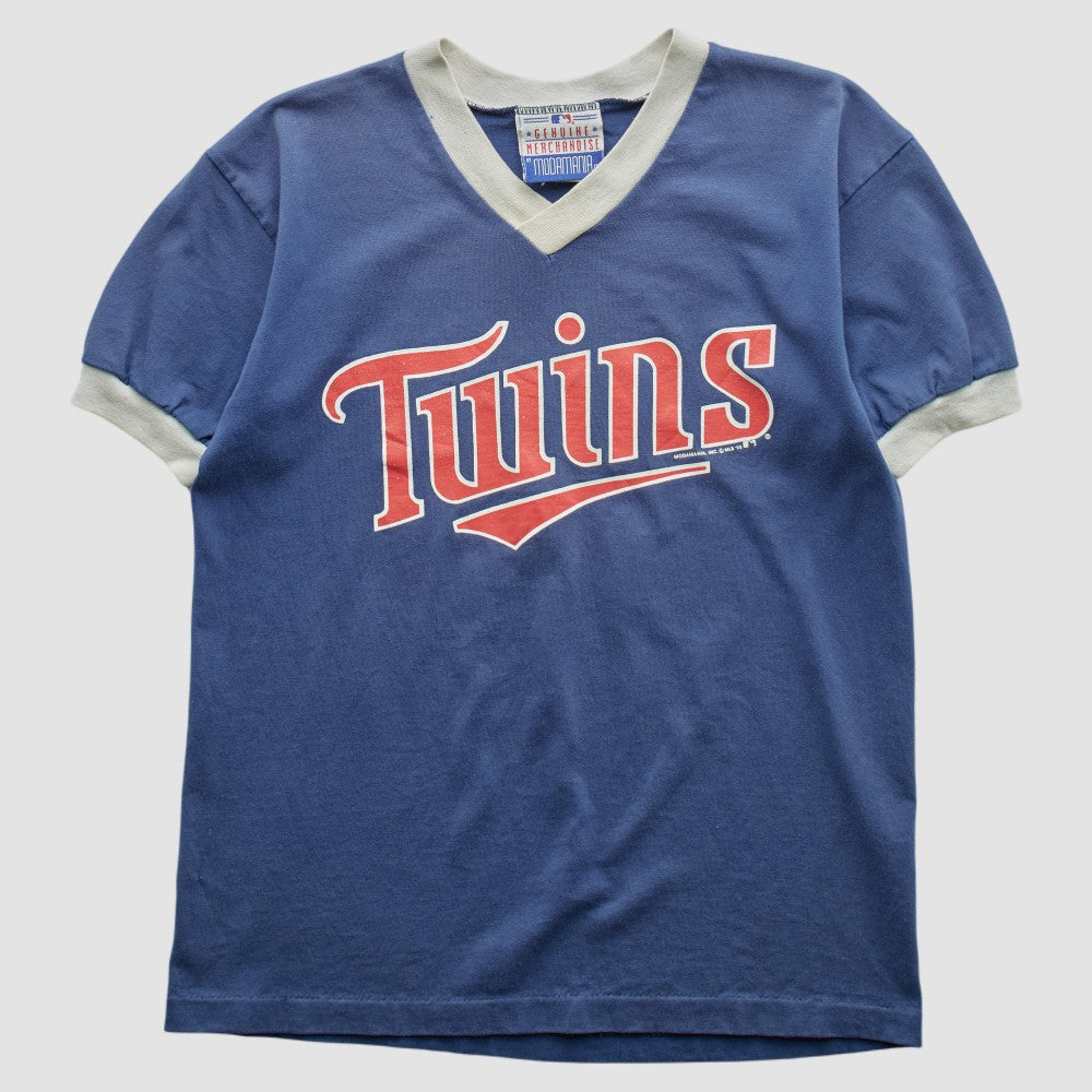 Minnesota Twins MLB Genuine Merchandise 90s T-shirt Blue Vintage