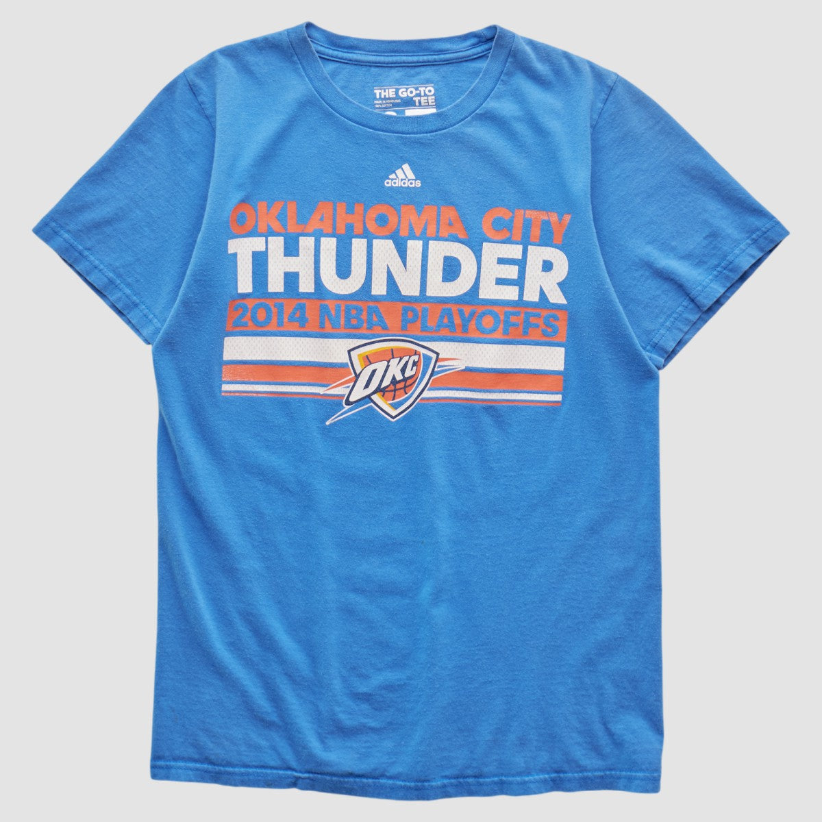Oklahoma City Thunder 2014 T-shirt - Blue Vintage sale