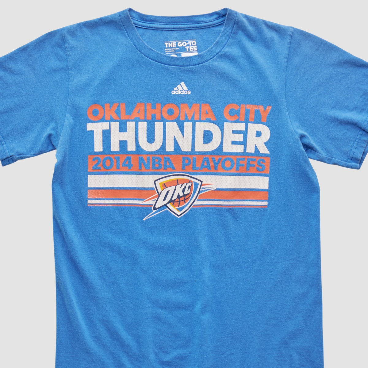 Oklahoma City Thunder 2014 T-shirt - Blue Vintage sale