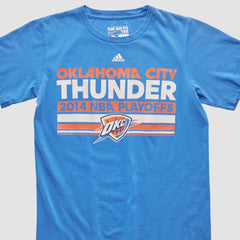 Oklahoma City Thunder 2014 T-shirt - Blue Vintage sale