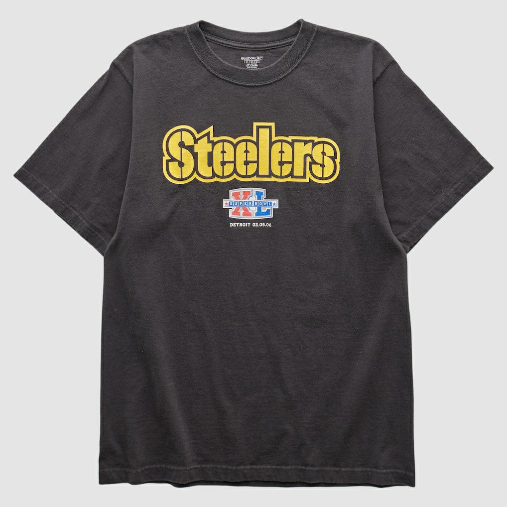 Pittsburgh Steelers Reebok 2006 T-shirt - Black Vintage discount