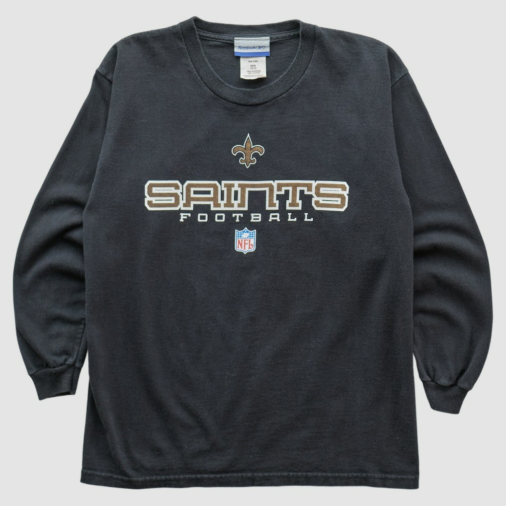 New Orleans Saints Reebok 2000s Pullover Sweatshirt - Black Vintage discount