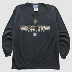 New Orleans Saints Reebok 2000s Pullover Sweatshirt - Black Vintage discount