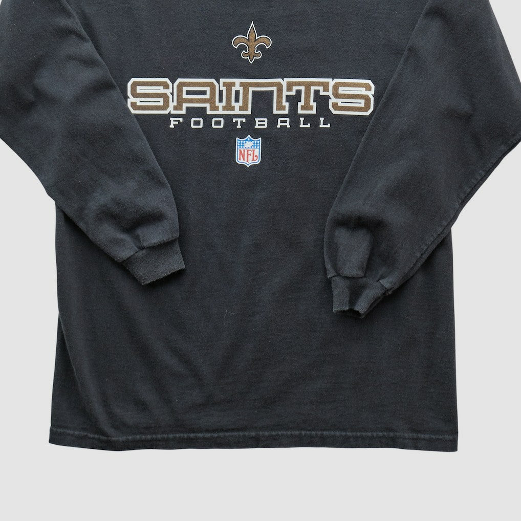 New Orleans Saints Reebok 2000s Pullover Sweatshirt - Black Vintage discount