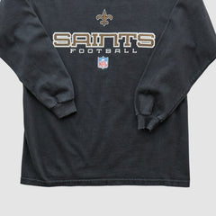 New Orleans Saints Reebok 2000s Pullover Sweatshirt - Black Vintage discount
