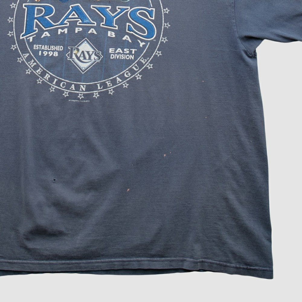 Tampa Bay Rays MLB Genuine Merchandise 2000s T-shirt Navy Vintage