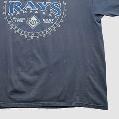 Tampa Bay Rays MLB Genuine Merchandise 2000s T-shirt Navy Vintage