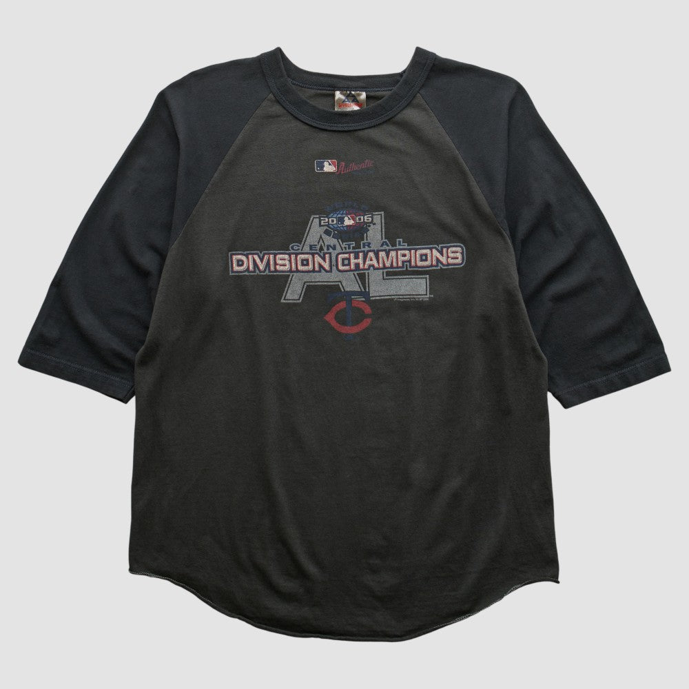 Minnesota Twins Alstyle Apparel 2006 T-shirt Charcoal Vintage