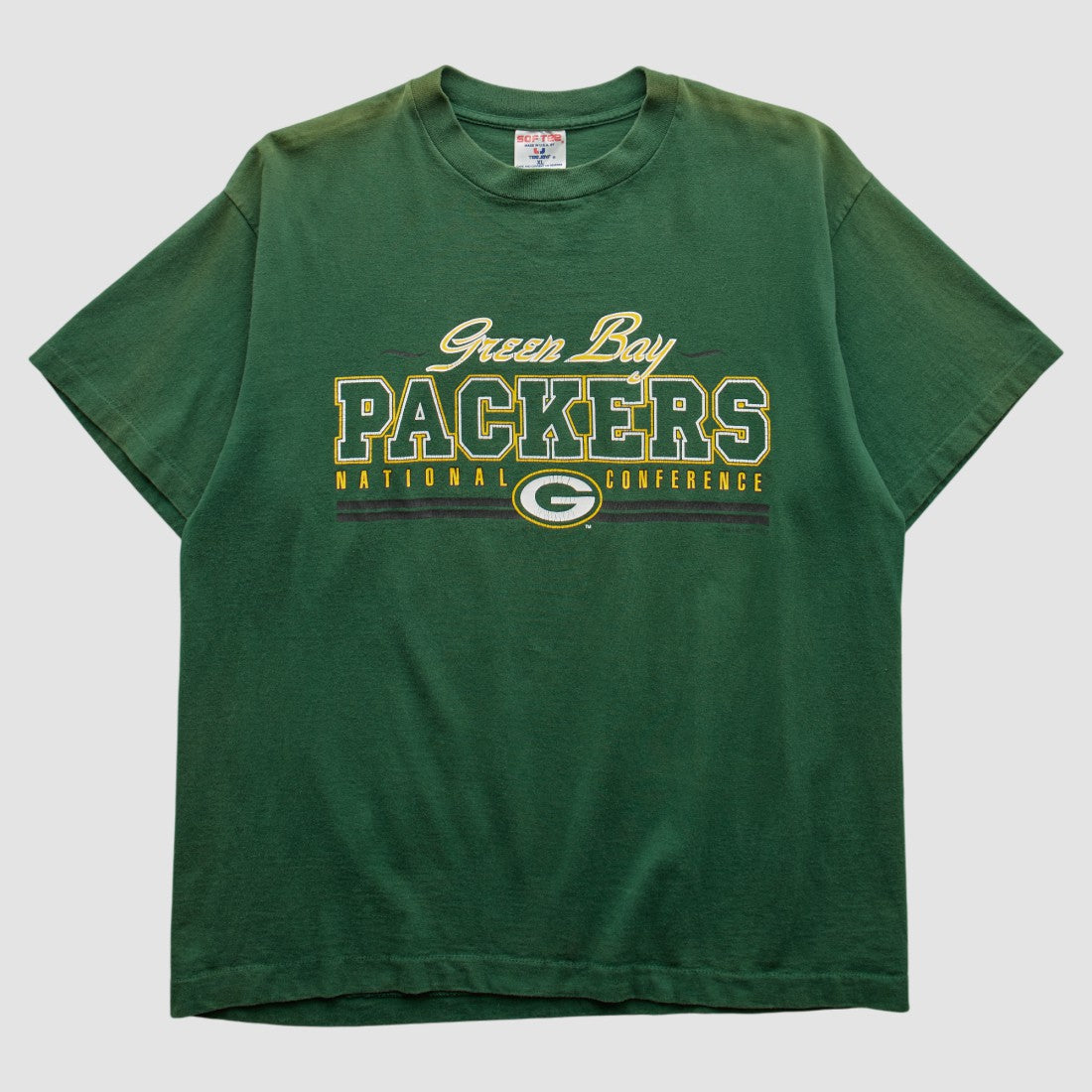 Green Bay Packers Sof Tee 2000s T-shirt - Green Vintage on sale