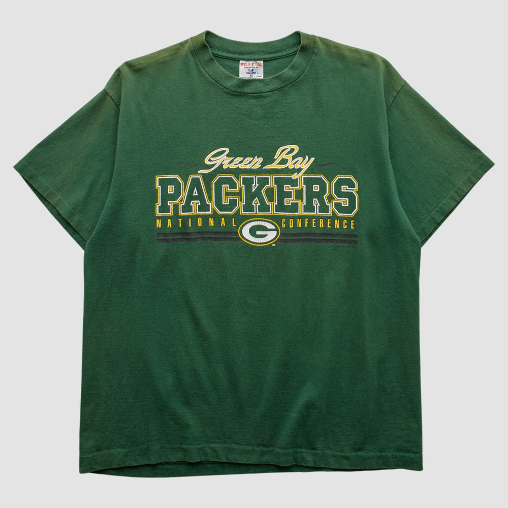 Green Bay Packers Sof Tee 2000s T-shirt - Green Vintage on sale