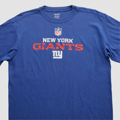 New York Giants Reebok 2000s T-shirt - Blue Vintage sale