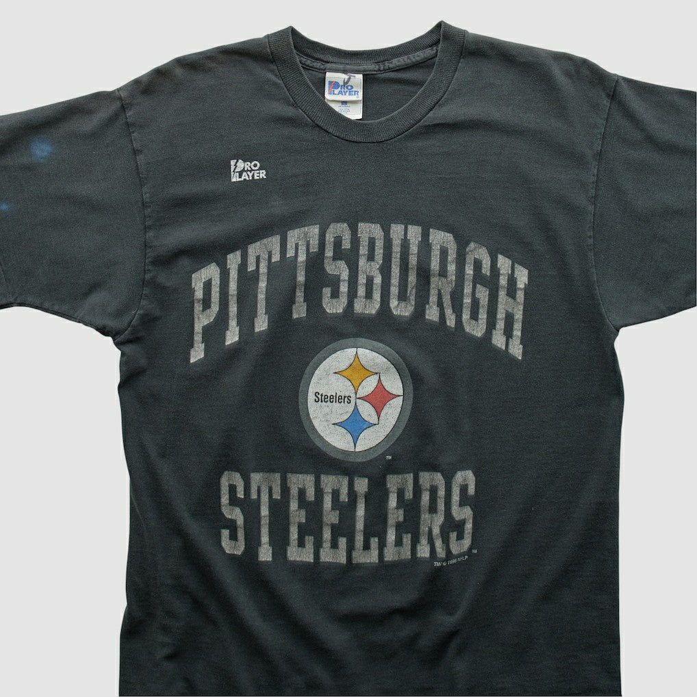 Pittsburgh Steelers Pro Player 1996 T-shirt - Black Vintage discount