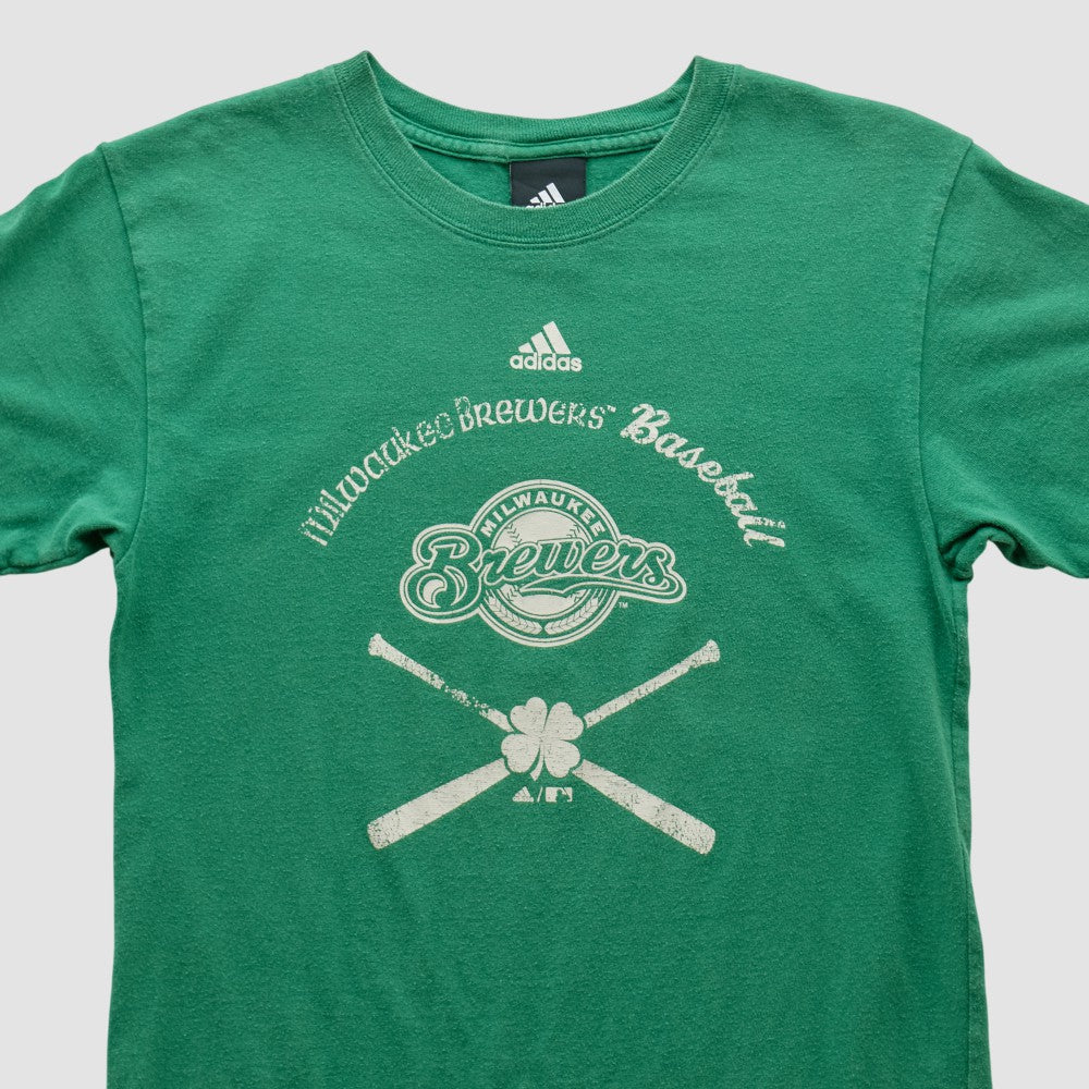 Milwaukee Brewers Adidas 2000s T-shirt Green Vintage