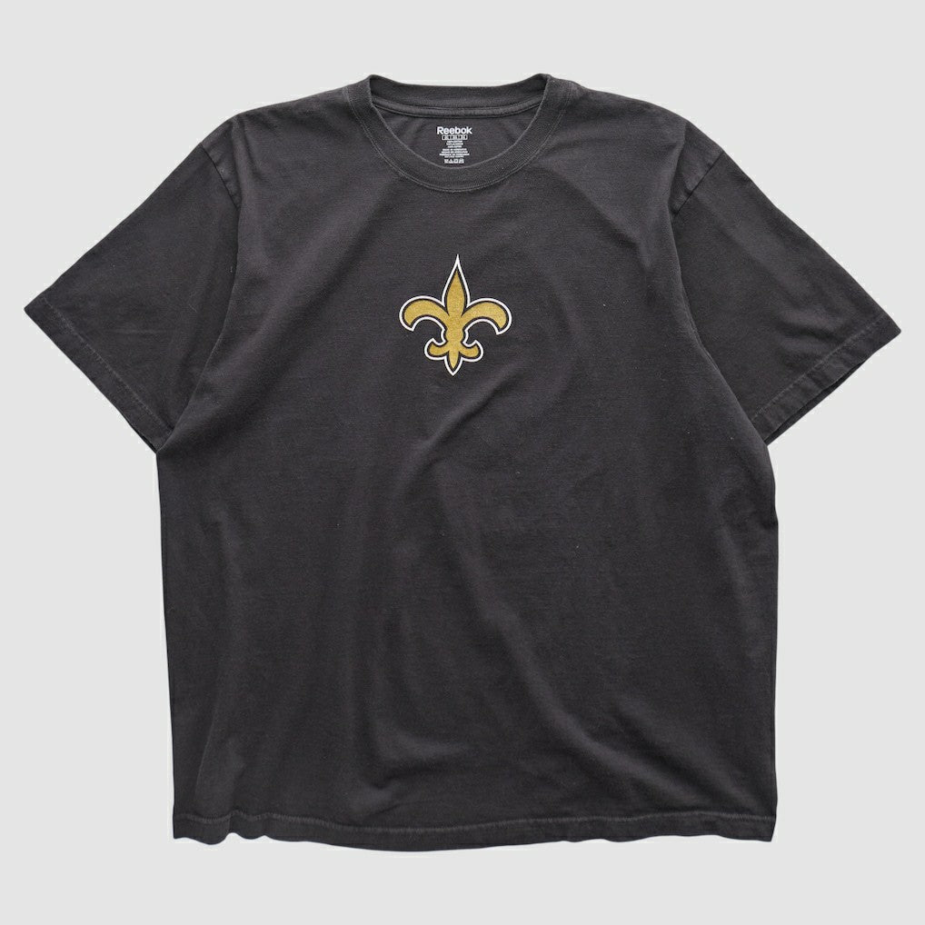 New Orleans Saints Reebok 2000s T-shirt - Black Vintage for sale