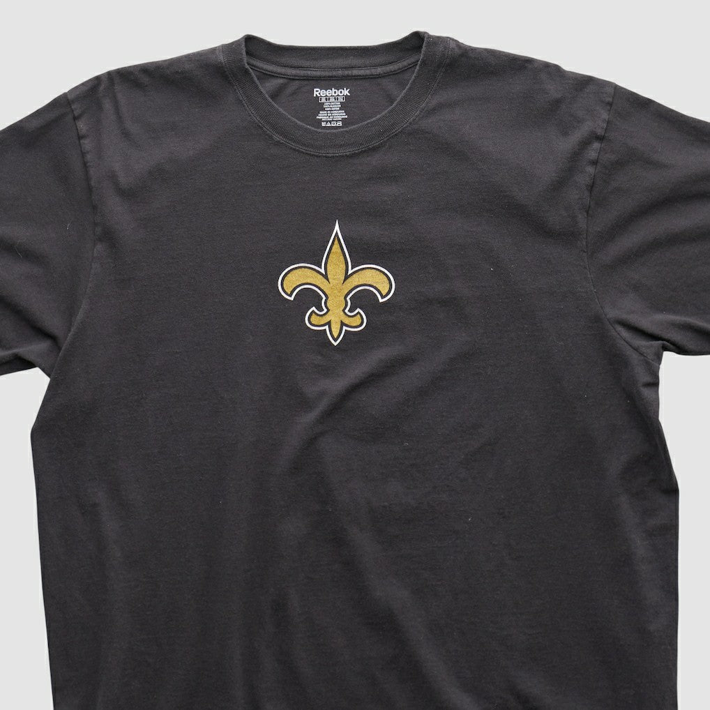 New Orleans Saints Reebok 2000s T-shirt - Black Vintage for sale