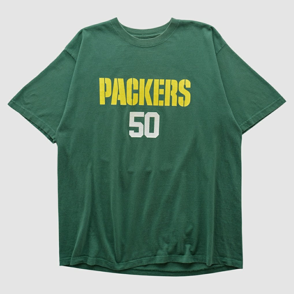 Green Bay Packers Reebok 2000s T-shirt - Green Vintage outlet