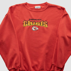 Kansas City Chiefs Logo Athletic 90s Sweatshirt - Red Vintage for sale