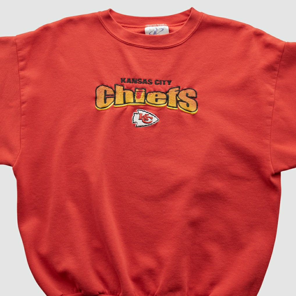 Kansas City Chiefs Logo Athletic 90s Sweatshirt - Red Vintage for sale