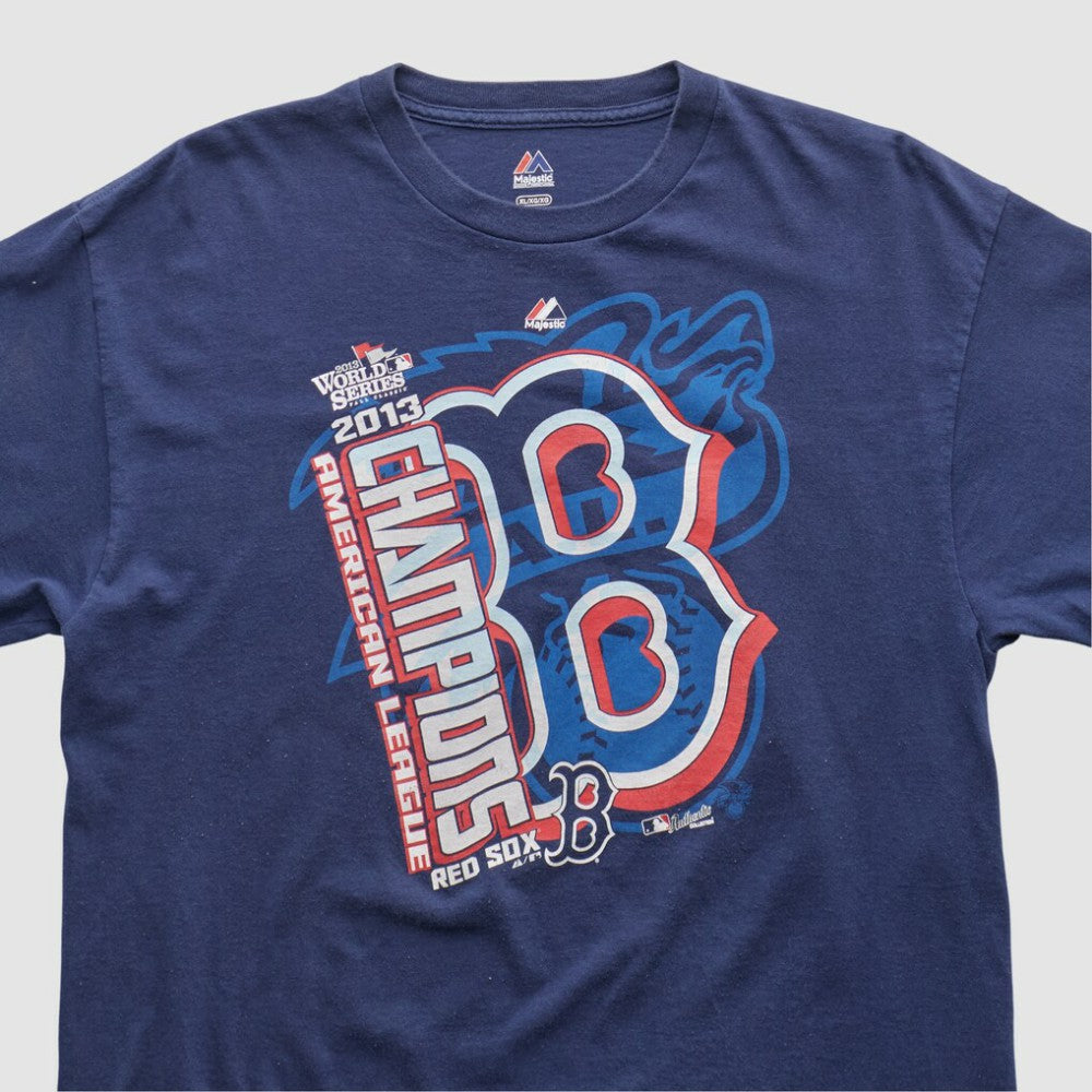 Boston Red Sox Majestic 2013 T-shirt Navy Vintage